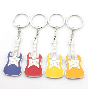 Logo personnalisé Guitare électrique <span class=keywords><strong>Instrument</strong></span> de <span class=keywords><strong>musique</strong></span> Violon Charme <span class=keywords><strong>Cadeau</strong></span> <span class=keywords><strong>Porte</strong></span>-clés en métal - Product Image 1