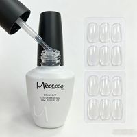 Gel UV Constructeur, Gel de Base et de Finition Soak-Off UV LED, Vernis à Ongles Multifonctionnel, Couche de Base Renforcée pour Salon, Maison et Manucure DIY