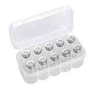 Boîte de rangement en plastique PP de qualité industrielle, empilable, rectangulaire, avec support pour logo personnalisé