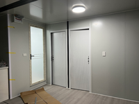 Maison conteneur extensible 20 pieds de conception traditionnelle, modulaire et préfabriquée, avec chambre, salle de bain, salon, salle à manger, pour hôpital et hôtel