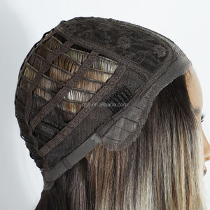 Peluca de Encaje Sintético Futura de Lujo, Fibra Resistente al Calor y al Fuego con Reflejos, Encaje HD sin Pegamento, Cabello de Alta Densidad - Product Image 6