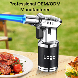 Encendedor de Antorcha para Barbacoa, Resistente al Viento, Recargable con Butano, Alta Temperatura, Portátil, para Cocina al Aire Libre, Camping, Encendido de Cigarros y Moxibustión - Product Image 2