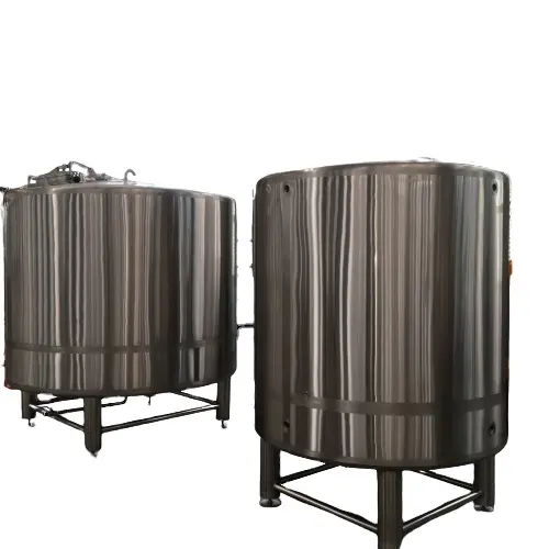 CASSMAN 1000L 10bbl 10HL Réservoir de liqueur chaude Chauffage à la vapeur HLT Réservoir de liqueur froide Réservoir de stockage d'eau HLT