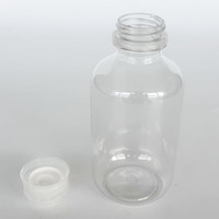 Botella de Plástico Transparente de 500 ml con Tapa Abatible, Apta para Alimentos, a Prueba de Fugas, para Miel, Salsas y Alimentos Líquidos