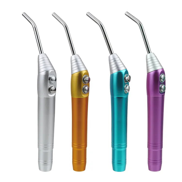 Dental Cleaning Handpiece Tools With 2 Nozzles Tips Kit Multiple colors Air & Water & Mist Dental 3 Way Syringe