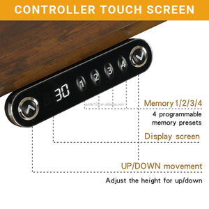 Điện chiều cao điều chỉnh động cơ kép đứng lên bàn máy tính bảng nghiên cứu bảng cho sinh viên mà không có tiếng ồn - Product Image 4