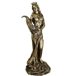 Vendita all'ingrosso di decorazioni per soggiorno artigianali in resina di alta qualità della dea vintage statua di ornamenti d'arte o regali