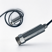 Sensor Suhu Getaran Baja Tahan Karat Empat Kawat 4-20mA 0-50mm/s IP68 MEMS Pemancar Getaran OEM Motor Pompa Kipas