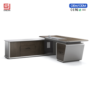 Luxury Modern Durable L-Shaped Height Adjustable Electric Sit Stand Motorized Executive <strong>Desk</strong> with Storage - Product Image 3