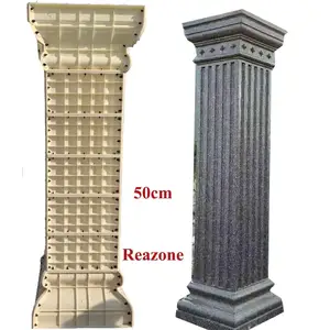 Groothandel Betonnen Mal Rond Gieten Decoratieve Romeinse Kolom Pilaar Kunststof Post Prefab Abs Cement Constructie