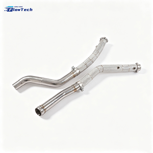 Kit de tuyau d'échappement haute performance FlowTech en acier inoxydable 304 pour Mercedes-Benz ML63 W167 5.5T V8 bi-turbo - Product Image 4