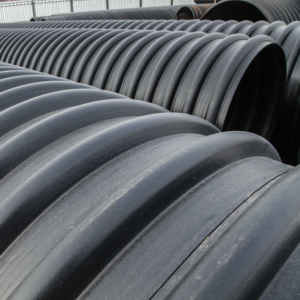 Труба дренажная гофрированная JinYiOu из ПНД/ПЭ, армированная стальным поясом, устойчивая к давлению, SN12.5, с гладкой внутренней стенкой, высокопрочная - Product Image 5