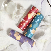 Boîte d'emballage cadeau en tube cylindrique rigide en carton recyclé imprimé sur mesure, laminage mat pour rouge à lèvres, brillant à lèvres, cosmétiques