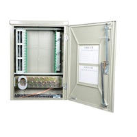Kabinet Distribusi Optik (ODC) Hub Distribusi Serat Optik (Fiber) Khusus 144 Core dengan splitter tipe modul Untuk Jaringan FTTx