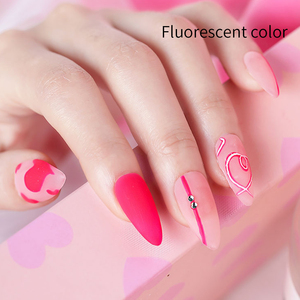 Esmalte de gel fluorescente <span class=keywords><strong>para</strong></span> uñas, barniz de uñas <span class=keywords><strong>semipermanente</strong></span> UV LED, Etiqueta Privada, neón - Product Image 3