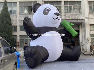 Panda gonfiabile con bambù palloncino animale Panda gonfiabile pubblicità all'ingrosso - Product Image 2
