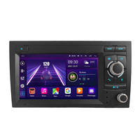 Autoradio GPS Android 7 pouces, écran tactile central pour Audi A4 2003-2012