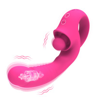 Dildo-Vibrator für Frauen, Zungen-Vibro-Leckmaschine, Klitoris-Stimulator, G-Punkt-Stab, weiblicher Klitoris-Sauger, Masturbator, Sexspielzeug