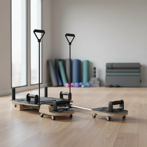 CZFIT Tabla de Pilates Plegable Portátil y Resistente, con Resistencia Ajustable, Retráctil, Multifuncional, para Ejercicios Abdominales - Product Image 5