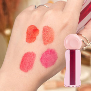 Bálsamo labial teñido natural con brillo labial vegano de alto pigmento de 3ml con aceite de labios Reviver sin crueldad brillante - Product Image 2