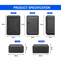 Traceur GPS 4G LTE 2G GSM Mini Magnétique à Piles Sèches pour Actifs, Étanche, Longue Autonomie, Stockage Cloud, pour Conteneurs, Camions et Remorques
