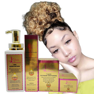 7 Dias Pele Natural Refinada com Lglutationa Rápida Absorção Whitening <span class=keywords><strong>Skincare</strong></span> Set Produtos de Beleza Agentes para Pele Negra Set - Product Image 2