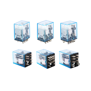 4-контактное микрореле HH54P MY4NJ, маленькое электромагнитное промежуточное реле 12 В 24 В ac110В 220 В 380 В 40А, миниатюрное герметизированное AC/DC - Product Image 4