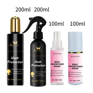 Protecteur de cheveux à l'huile de romarin de marque privée protection thermique spray huile capillaire personnalisée
