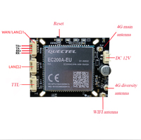HAO-LINK Q880A-EU Módulo de Router Industrial 3G/4G LTE con WiFi, 2 Puertos LAN, Protocolo TTL MQTT, Soporte SIM