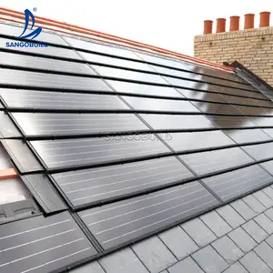 2022 태양 온수기 지붕 시스템 벽돌 지붕 타일 단결정 태양 광 패널
