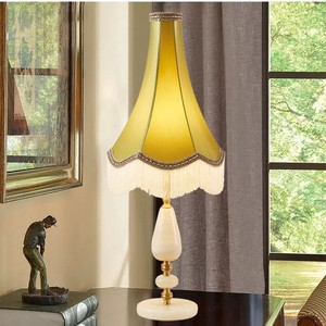 Lámpara de Mesa Clásica Francesa Retro E27 LED, Cuidado de la Vista, Decoración para Sala de Estar, Dormitorio, Estudio - Product Image 3