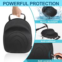 Étui de transport rigide personnalisé en EVA pour casquettes, sac de transport portable pour casquettes de baseball avec poignée et bandoulière amovible disponible