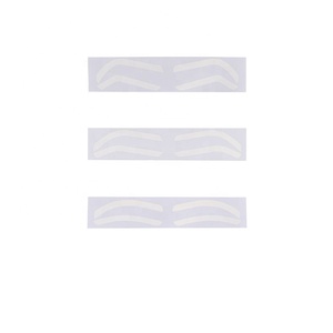 50ชิ้น/ถุง Airbrush สติกเกอร์ลายฉลุคิ้วเครื่องมือสร้างคิ้วไมโครเบลดเทปรูปคิ้วอุปกรณ์เสริมสติกเกอร์คิ้ว PMU - Product Image 1