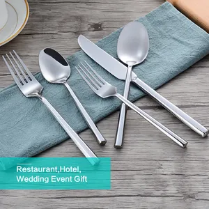 Promotional Silver Cutlery Set Stainless Steel Flatware Set Medieval Cutlery Tableware Dinnerware Set Vintage Cutlery For Hotel