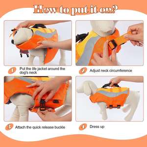 ZYZPET été <span class=keywords><strong>chien</strong></span> gilet <span class=keywords><strong>de</strong></span> sauvetage haut flottant gilet <span class=keywords><strong>pour</strong></span> animaux <span class=keywords><strong>de</strong></span> compagnie avec bande réfléchissante réglable ceinture <span class=keywords><strong>de</strong></span> sécurité <span class=keywords><strong>de</strong></span> l'eau - Product Image 3