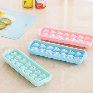 14 Compartment Mini Ice Puck With Lid Double Layer Plastic Ice Tray Round Sphere Shape Non Stick Easy To Demold Ice Cube Mold - Product Image 3