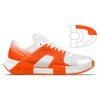 Chaussures de tennis respirantes légères Chaussures de sport d'été et d'hiver à doublure en maille antidérapante durable et décontractée