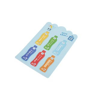Notas adhesivas creativas con formas únicas, en forma de botella, multiadhesivas, lindos marcapáginas para estudiantes, personalización de logotipos publicitarios. - Product Image 5