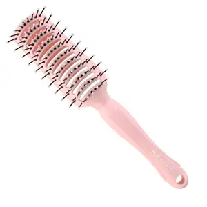 Custom Brush Detangling Comb Hair Comb Plastic Hairdressing Comb For Wet And Dry Hair