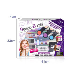 <span class=keywords><strong>Niños</strong></span> Niñas Juguetes Belleza Juego de imaginación Maquillaje Tinte <span class=keywords><strong>para</strong></span> el cabello Peluca Tatuaje <span class=keywords><strong>Kit</strong></span> <span class=keywords><strong>Niños</strong></span> Juguete Maquillaje Belleza Conjunto - Product Image 1