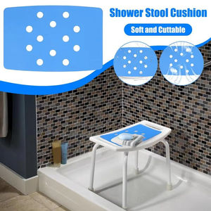 Non-Slip <b>Shower</b> <b>Stool</b> Cushion Anti-Skid Bath Chair Mat <b>Waterproof</b> Bathroom Safety Pad EVA Seat Cushion for Tub Accessories - Product Image 6