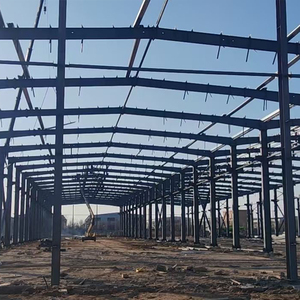 โครงสร้างโกดังเหล็กสำเร็จรูปสำเร็จรูป Poland ปรับแต่งได้ตามต้องการโครงสร้างเหล็กที่ทันสมัย - Product Image 6