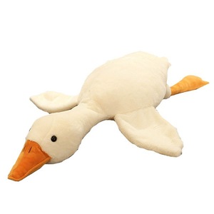 Gối ngủ hình vịt trắng lớn bằng lông nhung, quà tặng, chức năng giảm stress, bán buôn - Product Image 5