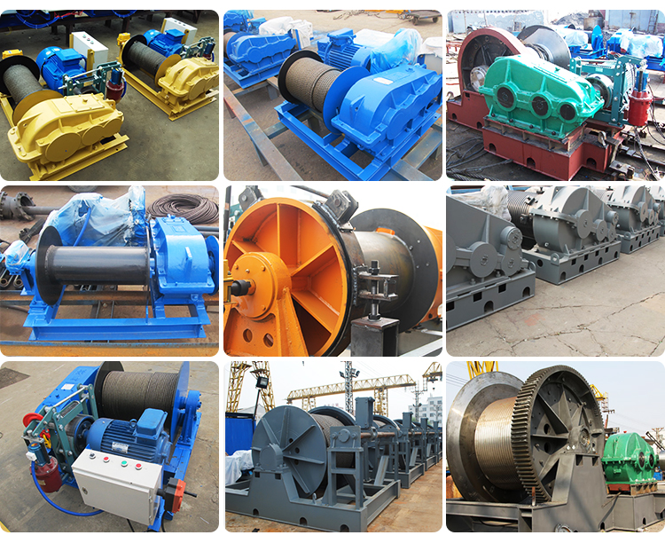 Marine Deck Tug Boat Winch Industrial Marine Shipyard Winch
