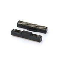 Connecteur BTB mâle/femelle, pas de 0,5 mm/0,8 mm, double fente, hauteur 4,0-8,5 mm, 8P-60P, connecteur d'alimentation pour carte SMT
