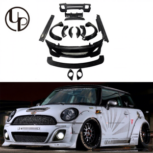 Kit Carrozzeria in Vetroresina per R56 Paraurti per <span class=keywords><strong>Auto</strong></span> Aggiornamento Bodykit LB Work 07-15 Anni Paraurti Anteriore Paraurti Posteriore Parafanghi Sistemi di Carrozzeria per R56 - Product Image 2