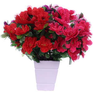 Set <span class=keywords><strong>di</strong></span> <span class=keywords><strong>Fiori</strong></span> Artificiali <span class=keywords><strong>di</strong></span> Azalea in Seta per Decorazioni <span class=keywords><strong>di</strong></span> Grandi Dimensioni, per Matrimoni, Centri Commerciali, Palcoscenici - Product Image 5