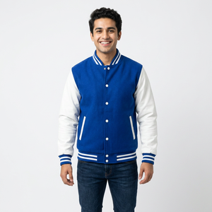 Custom Made <b>Men's</b> Varsity <b>Jackets</b> New Style by Plain Latest Designs <b>Long</b> CollegeBaseballjacket for <b>men</b> - Product Image 1