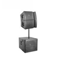 Sistem Speaker Line Array Profesional 1600W RMS Output Tinggi Kabinet Kayu Lapis untuk Proyek Sewa Konser Panggung Besar
