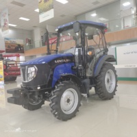 الجرارات الزراعية Lovol 50hp 4x4wd مع معدات صغيرة مدمجة